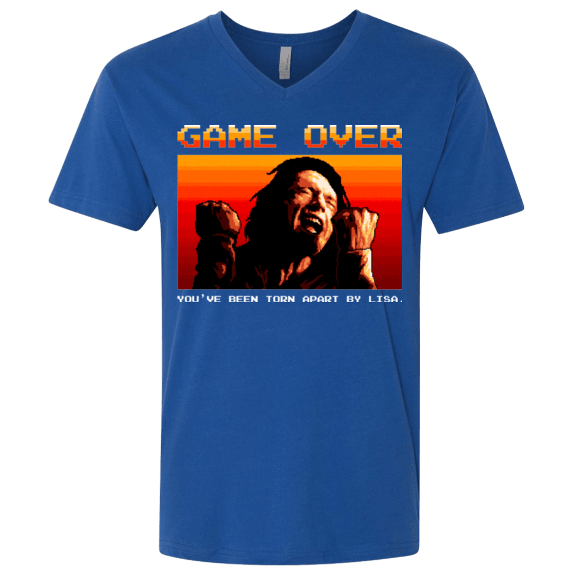 T-Shirts Royal / X-Small Game Over Men's Premium V-Neck