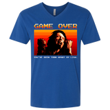 T-Shirts Royal / X-Small Game Over Men's Premium V-Neck