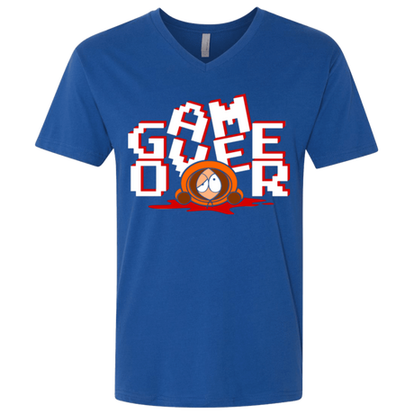 T-Shirts Royal / X-Small Game over Men's Premium V-Neck