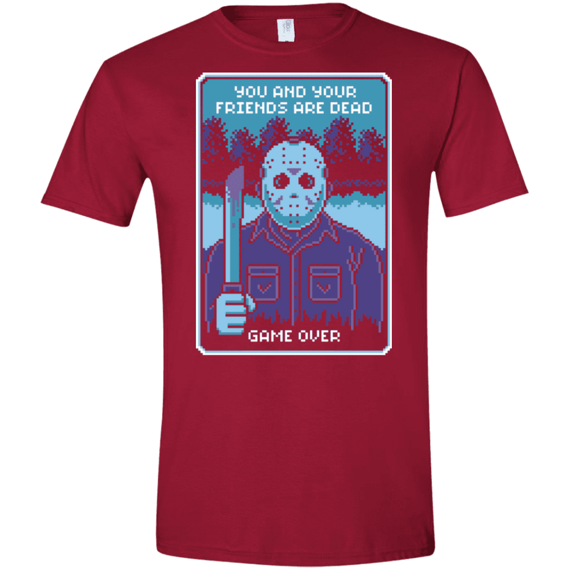 T-Shirts Cardinal Red / S Game Over Men's Semi-Fitted Softstyle