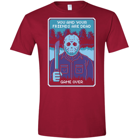 T-Shirts Cardinal Red / S Game Over Men's Semi-Fitted Softstyle