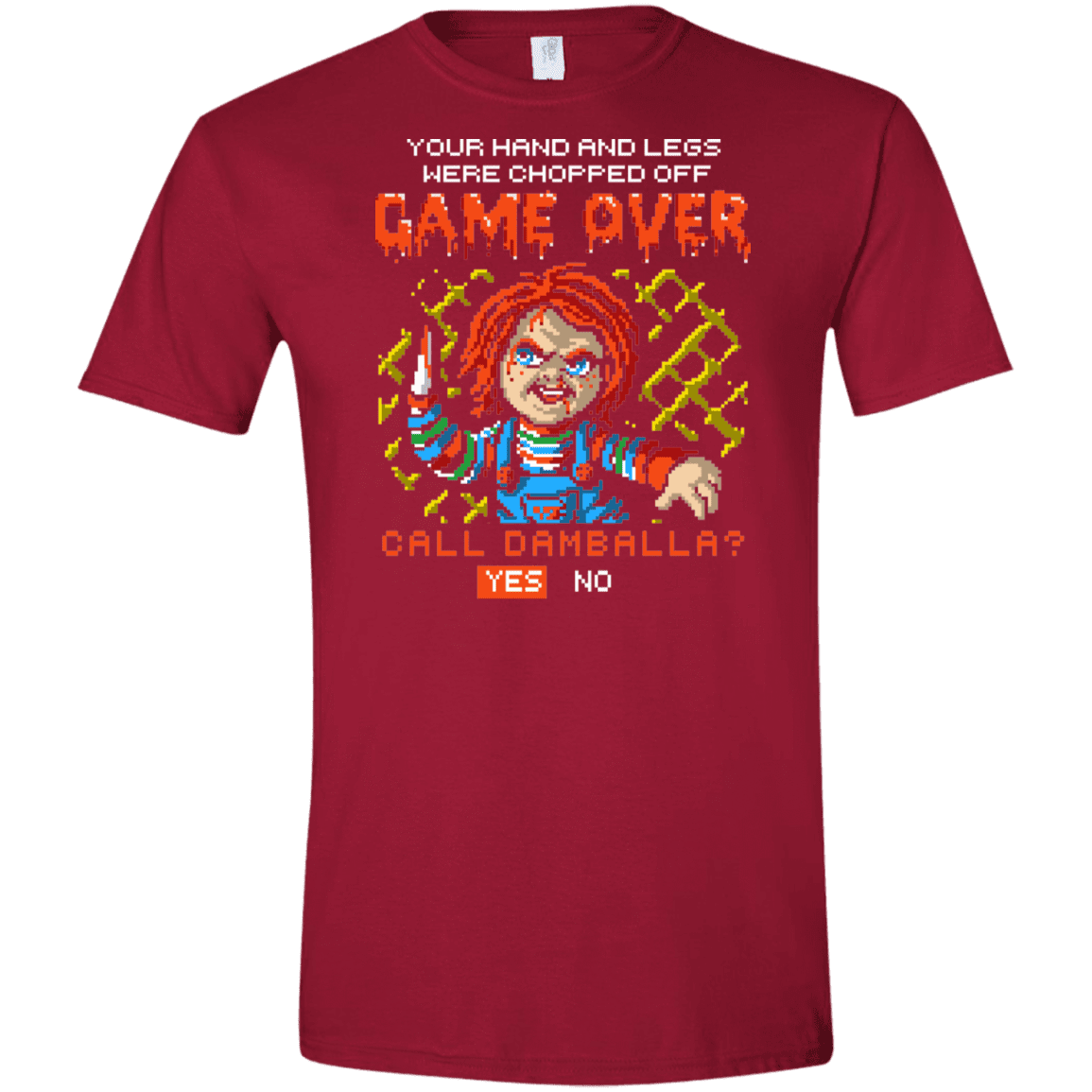 T-Shirts Cardinal Red / S Game Over Men's Semi-Fitted Softstyle