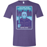 T-Shirts Heather Purple / S Game Over Men's Semi-Fitted Softstyle