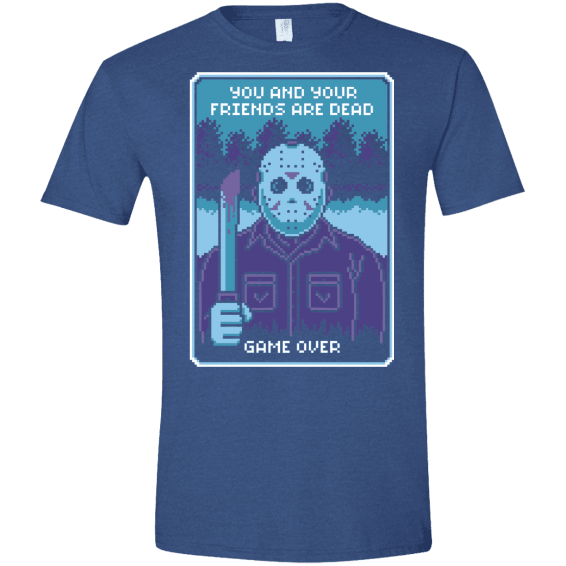 T-Shirts Heather Royal / X-Small Game Over Men's Semi-Fitted Softstyle
