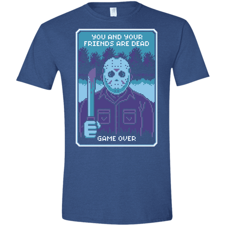 T-Shirts Heather Royal / X-Small Game Over Men's Semi-Fitted Softstyle