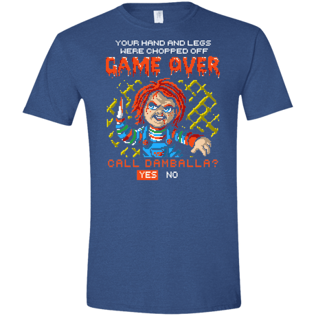 T-Shirts Heather Royal / X-Small Game Over Men's Semi-Fitted Softstyle