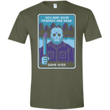 T-Shirts Military Green / S Game Over Men's Semi-Fitted Softstyle