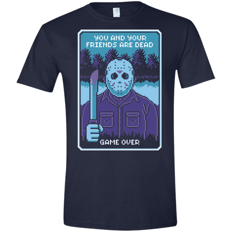 T-Shirts Navy / X-Small Game Over Men's Semi-Fitted Softstyle