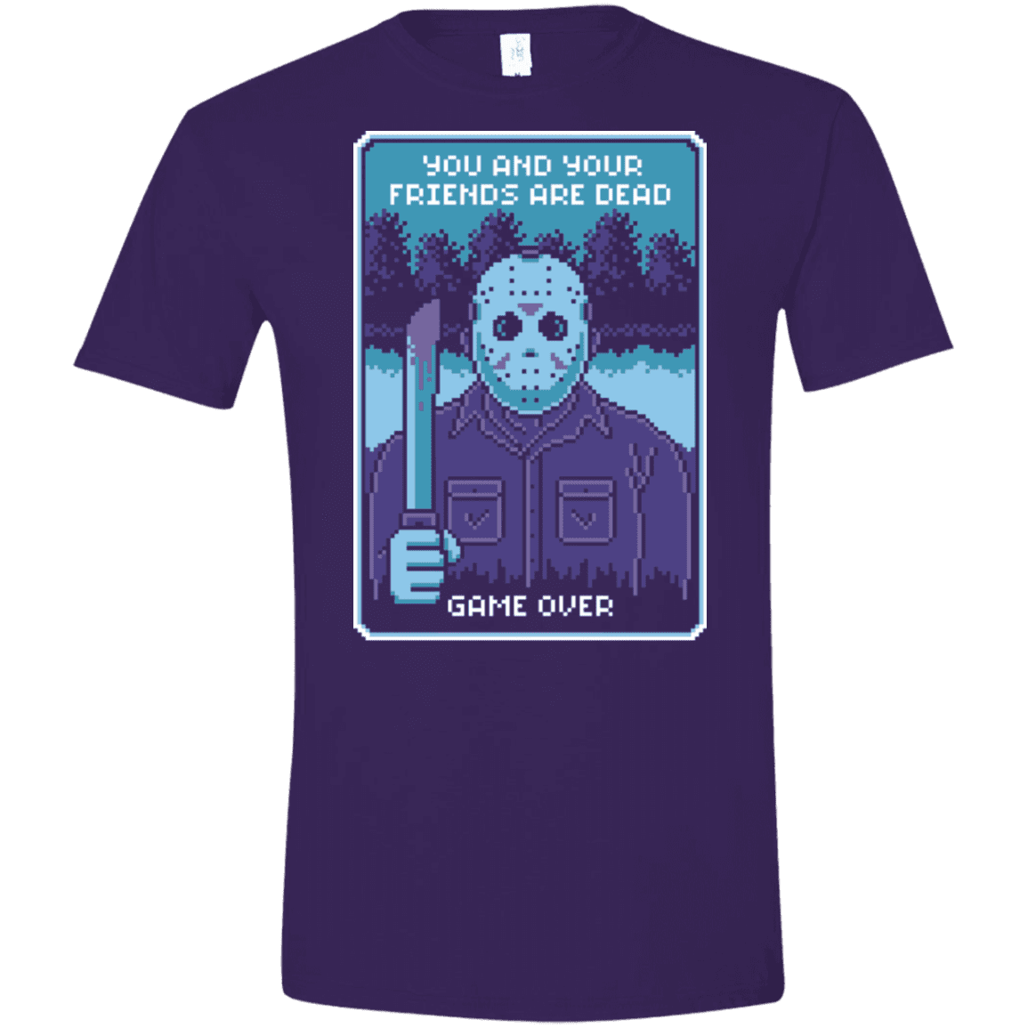 T-Shirts Purple / S Game Over Men's Semi-Fitted Softstyle