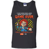 T-Shirts Black / S Game Over Men's Tank Top