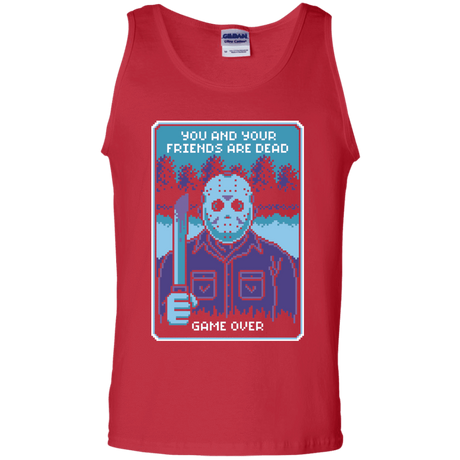 T-Shirts Red / S Game Over Men's Tank Top