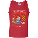 T-Shirts Red / S Game Over Men's Tank Top