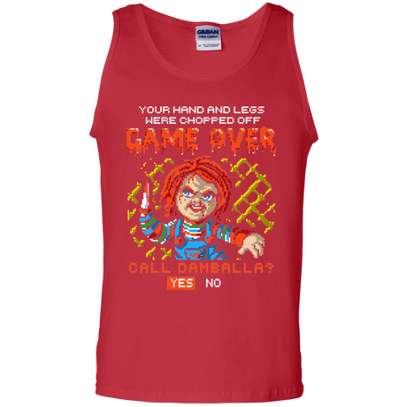 T-Shirts Red / S Game Over Men's Tank Top