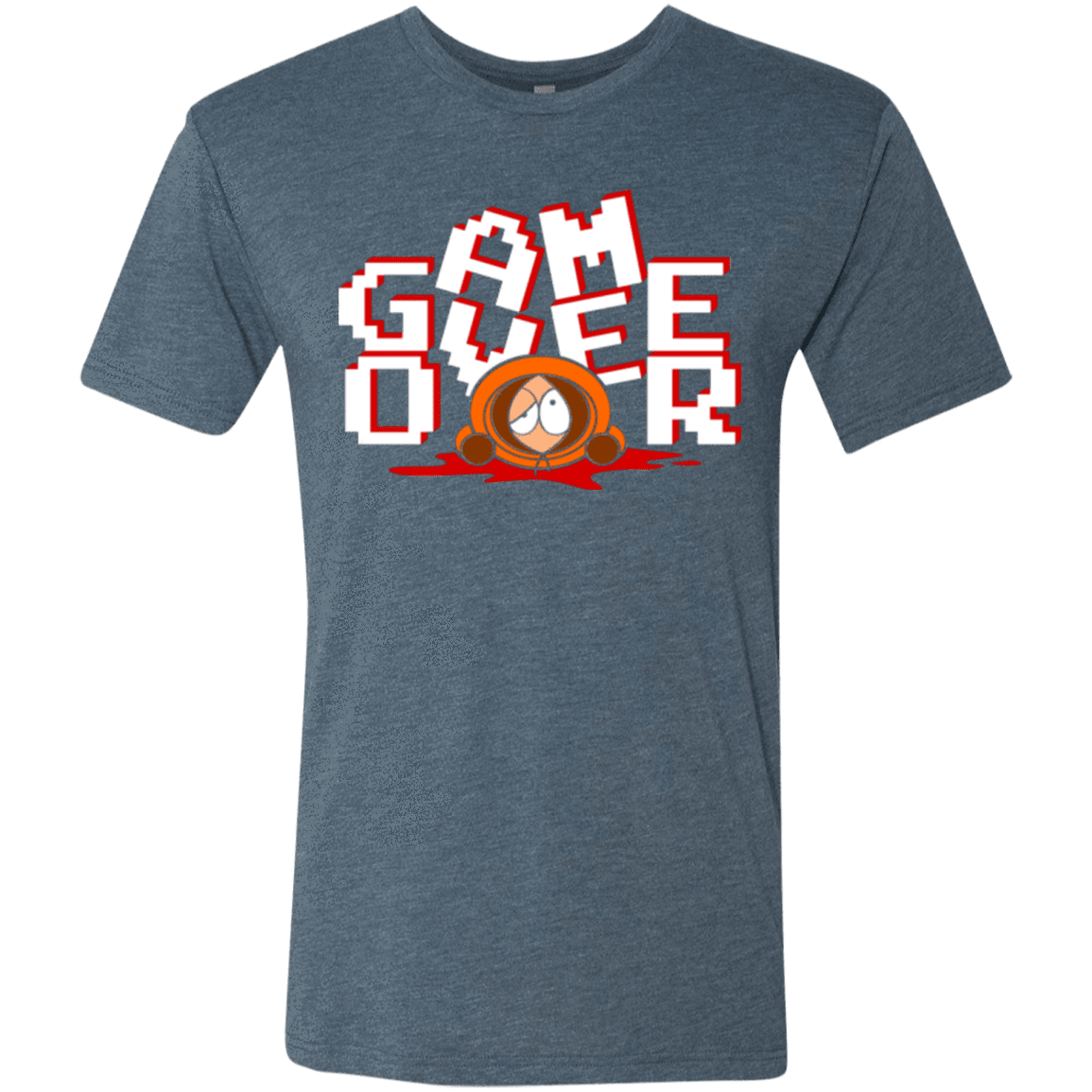T-Shirts Indigo / Small Game over Men's Triblend T-Shirt