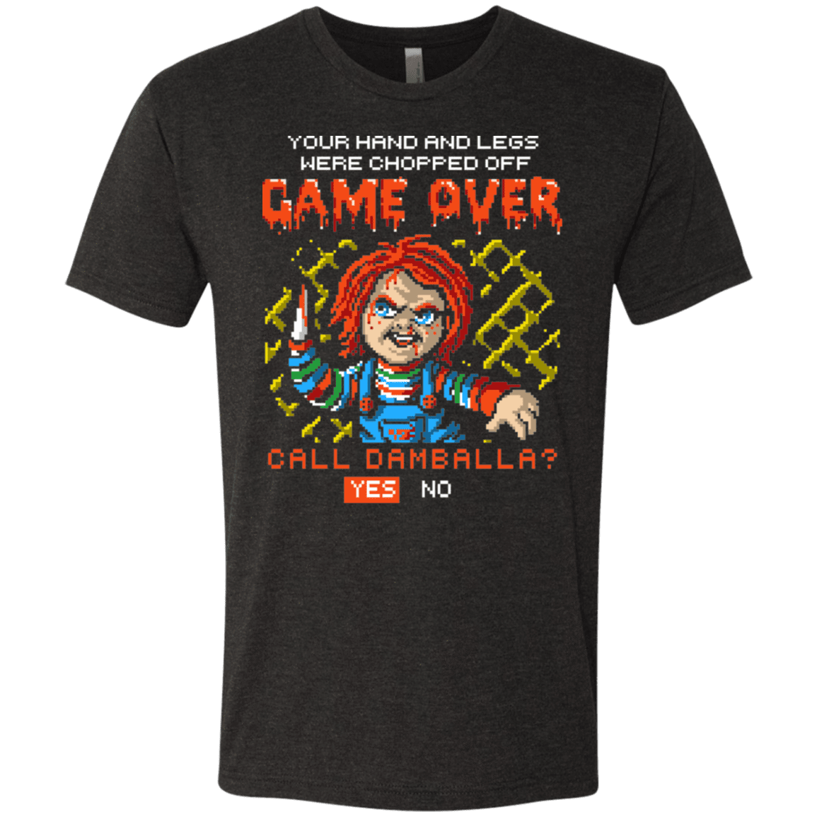 T-Shirts Vintage Black / S Game Over Men's Triblend T-Shirt