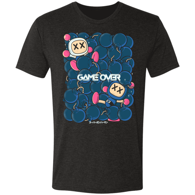 T-Shirts Vintage Black / S Game Over Men's Triblend T-Shirt