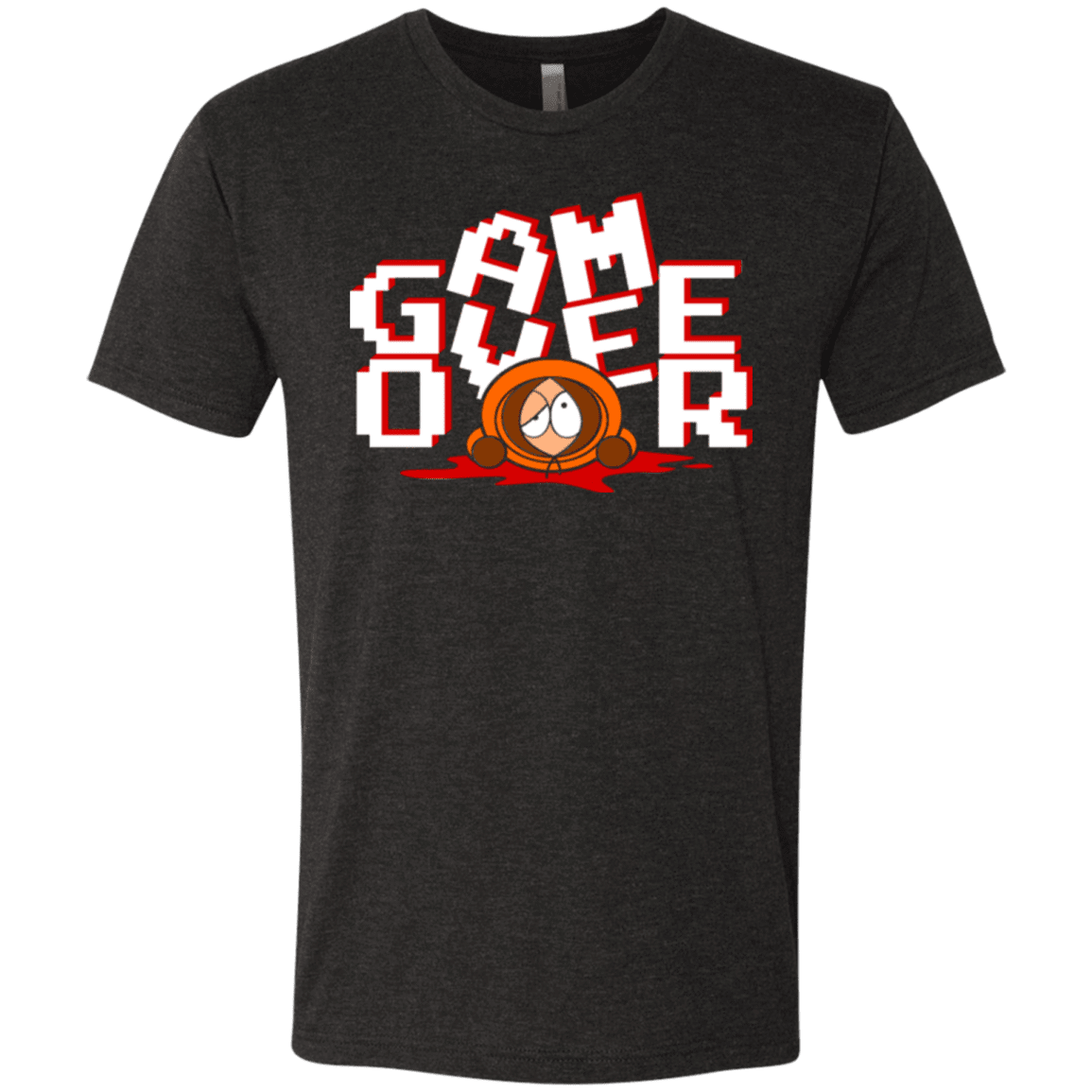 T-Shirts Vintage Black / Small Game over Men's Triblend T-Shirt