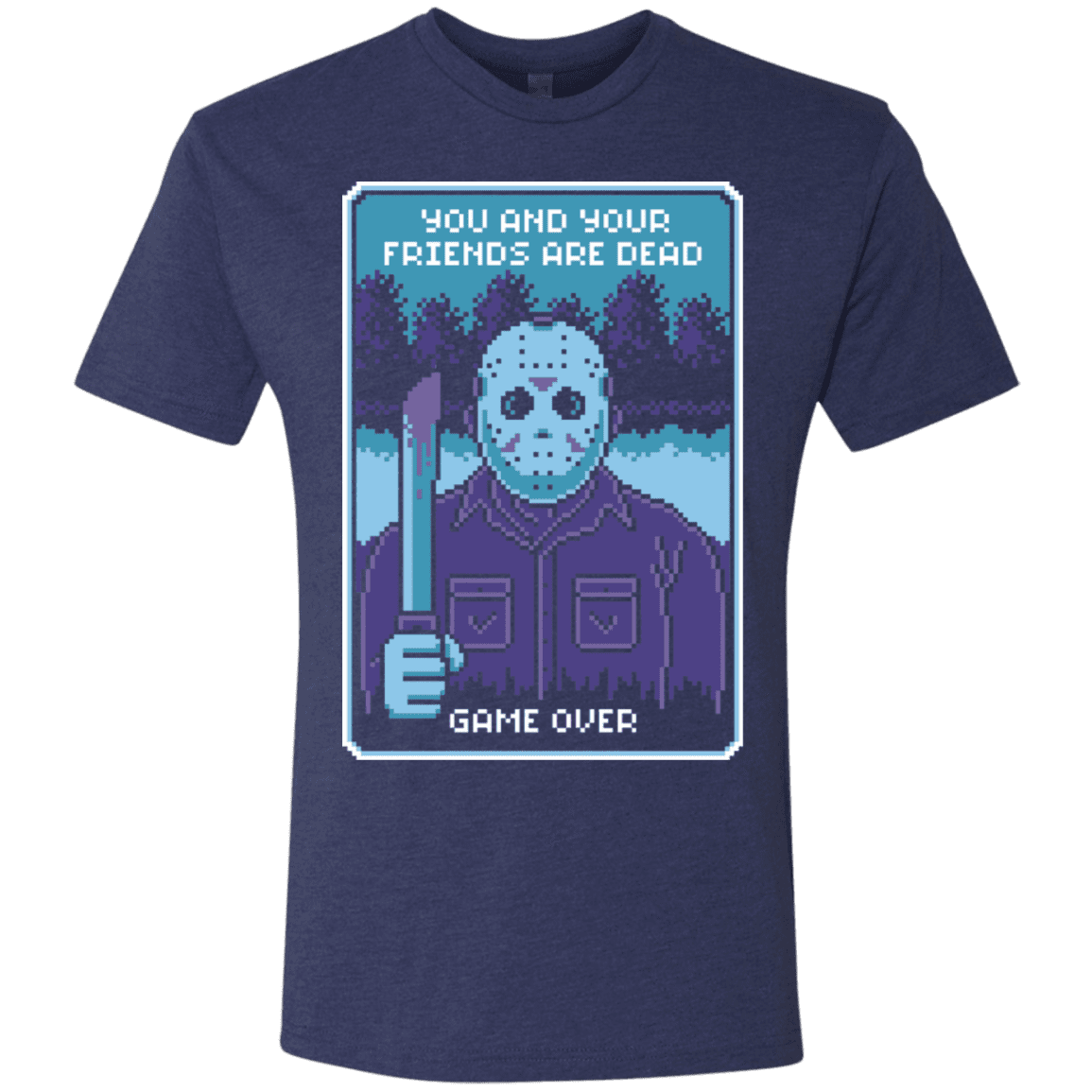 T-Shirts Vintage Navy / S Game Over Men's Triblend T-Shirt