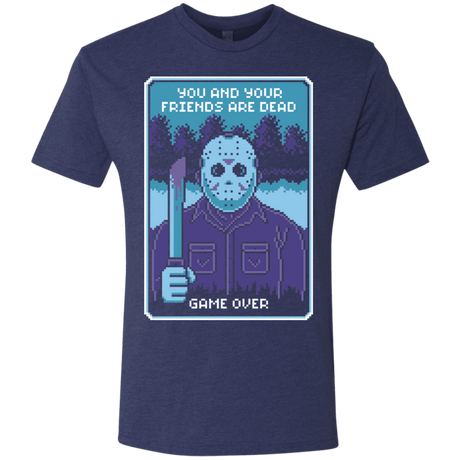 T-Shirts Vintage Navy / S Game Over Men's Triblend T-Shirt