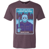 T-Shirts Vintage Purple / S Game Over Men's Triblend T-Shirt