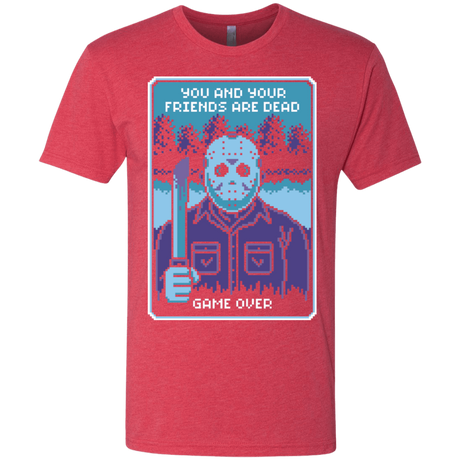 T-Shirts Vintage Red / S Game Over Men's Triblend T-Shirt