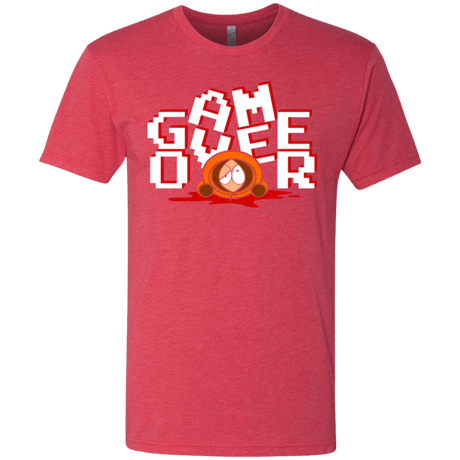 T-Shirts Vintage Red / Small Game over Men's Triblend T-Shirt