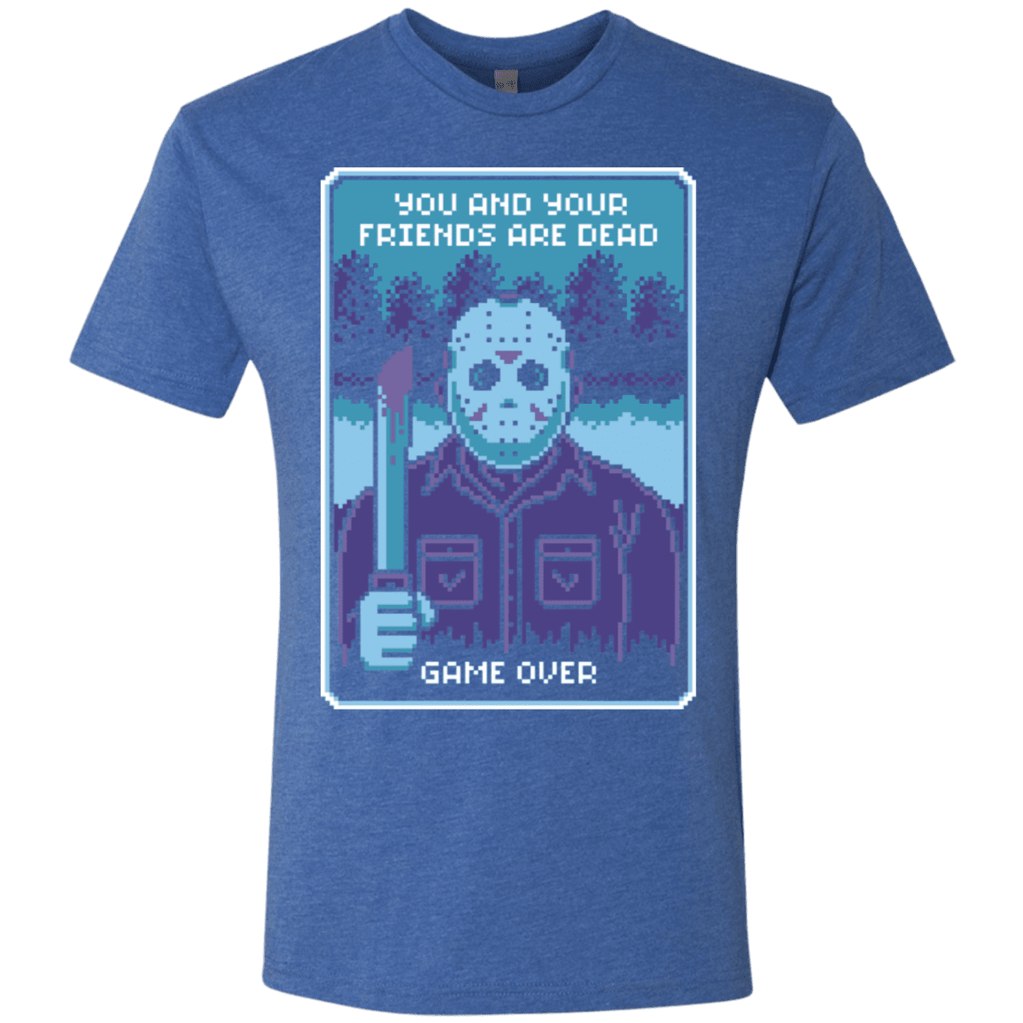 T-Shirts Vintage Royal / S Game Over Men's Triblend T-Shirt