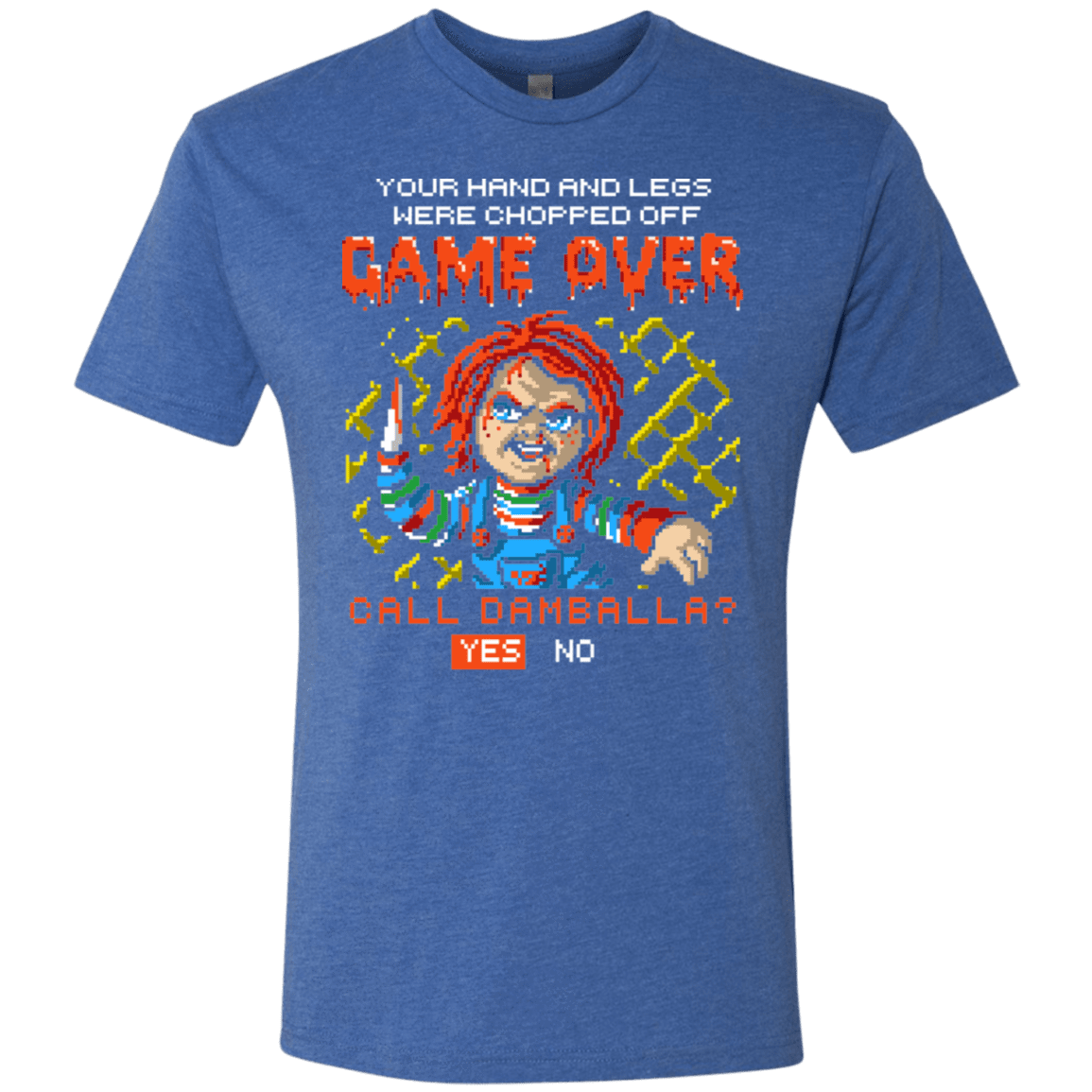 T-Shirts Vintage Royal / S Game Over Men's Triblend T-Shirt