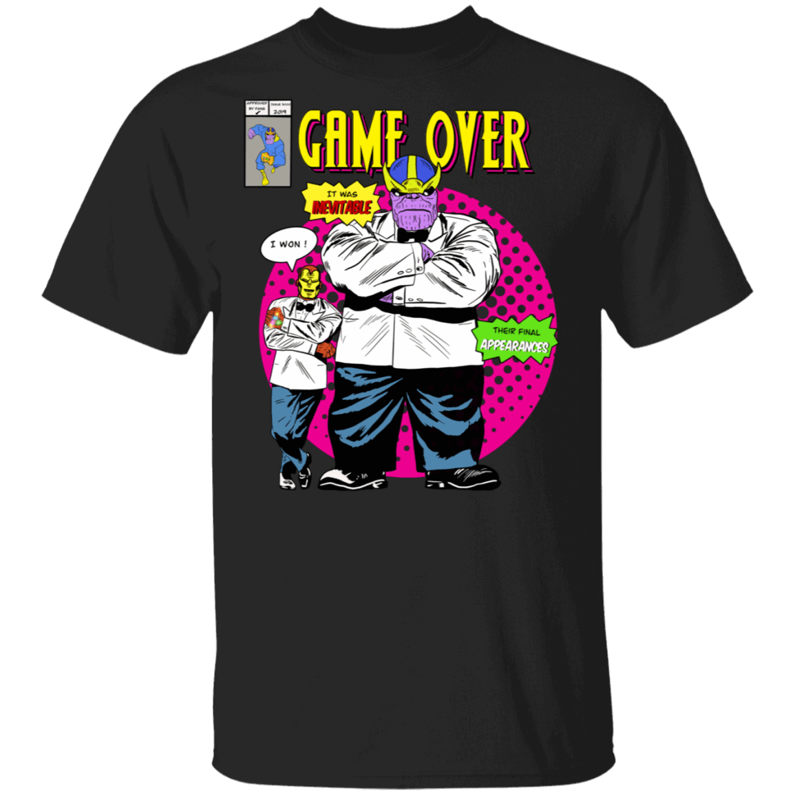 T-Shirts Black / S Game Over T-Shirt