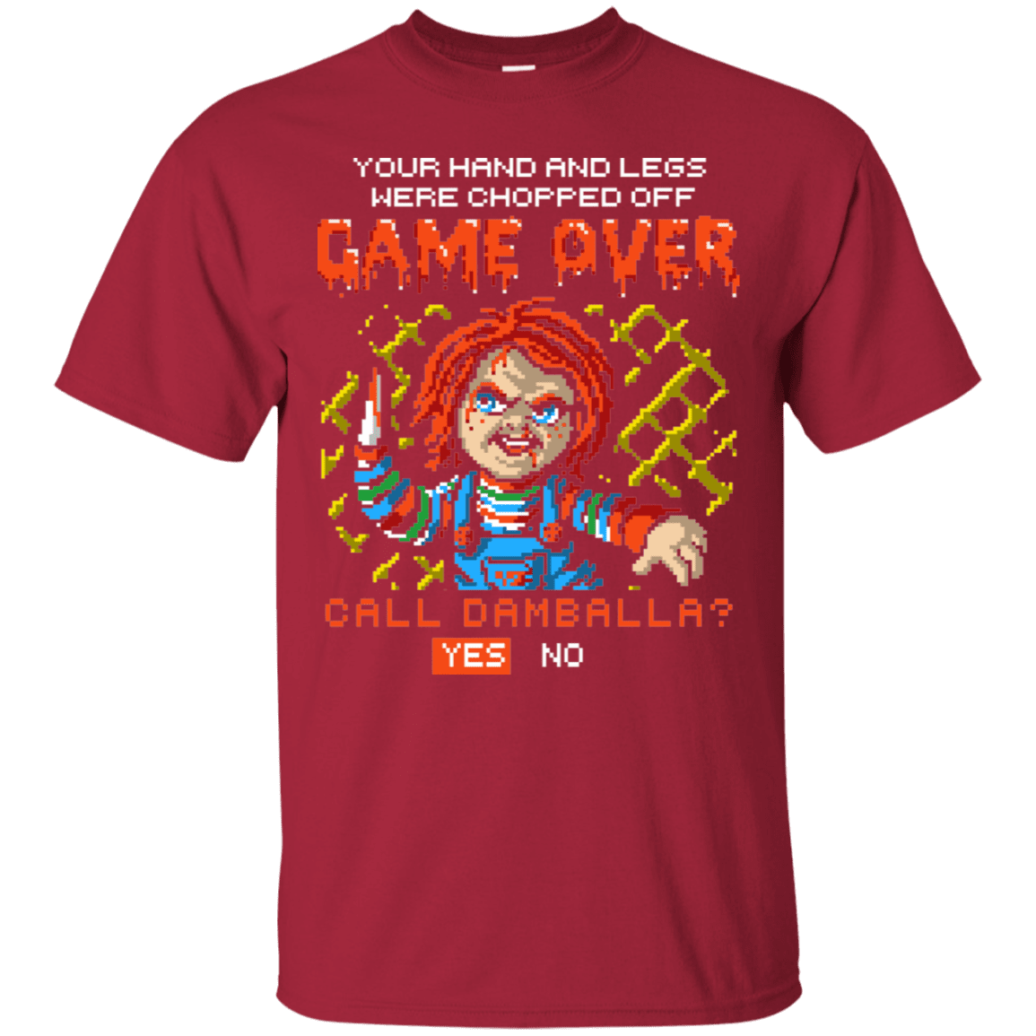 T-Shirts Cardinal / S Game Over T-Shirt