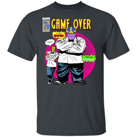 T-Shirts Dark Heather / S Game Over T-Shirt