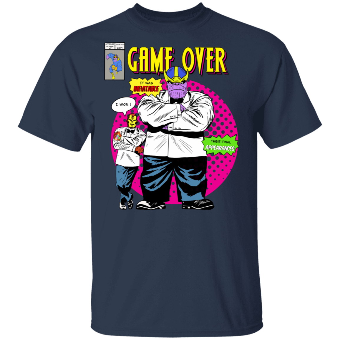 T-Shirts Navy / S Game Over T-Shirt