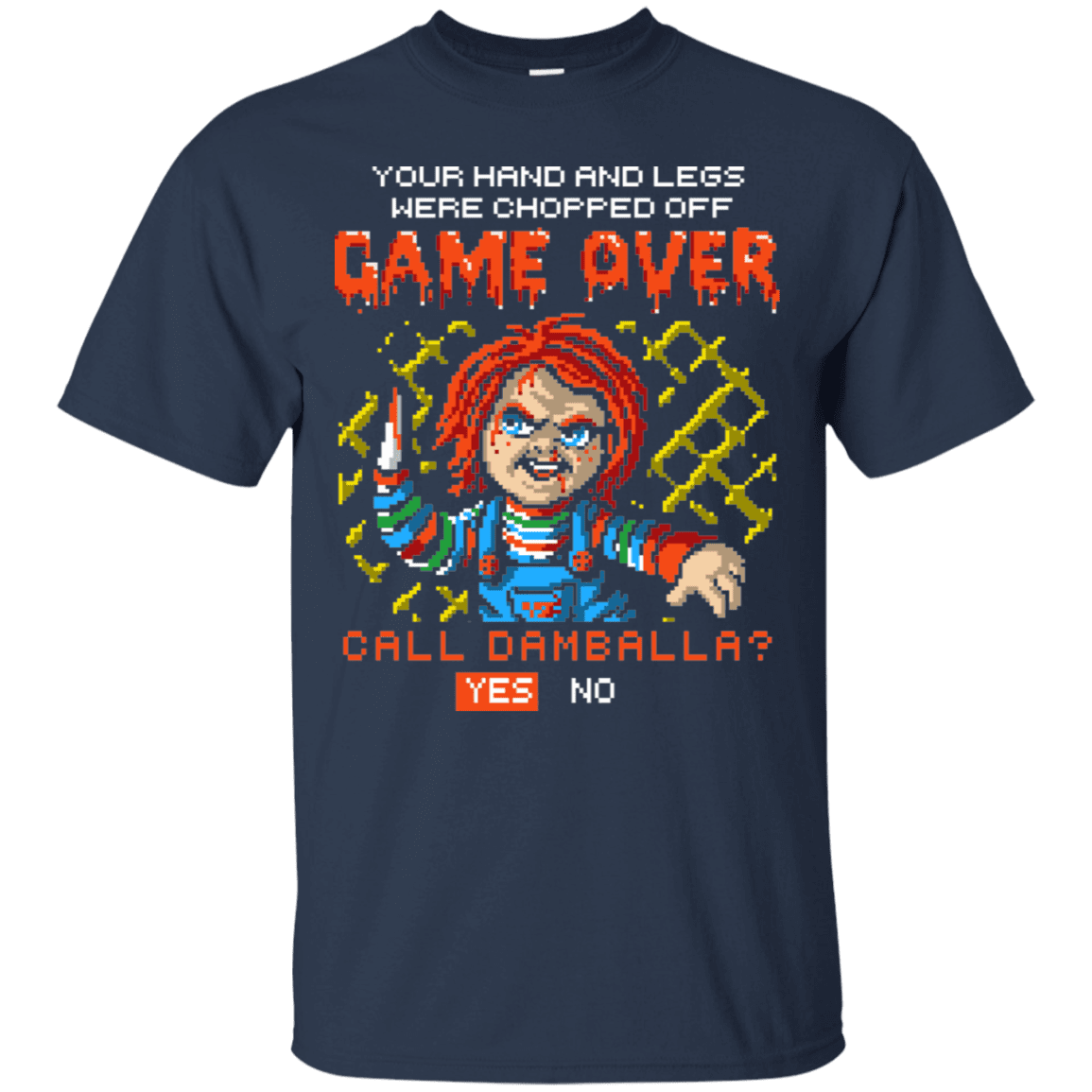 T-Shirts Navy / S Game Over T-Shirt