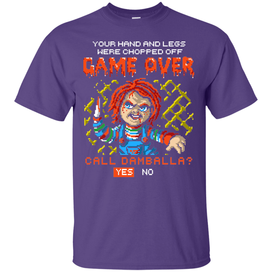 T-Shirts Purple / S Game Over T-Shirt