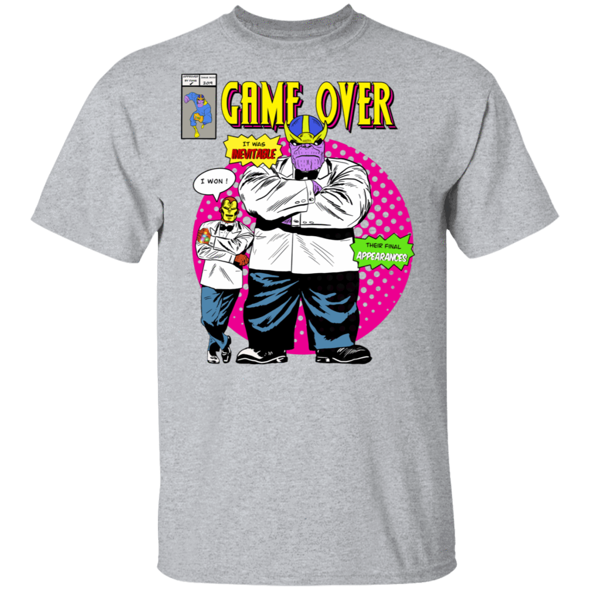 T-Shirts Sport Grey / S Game Over T-Shirt