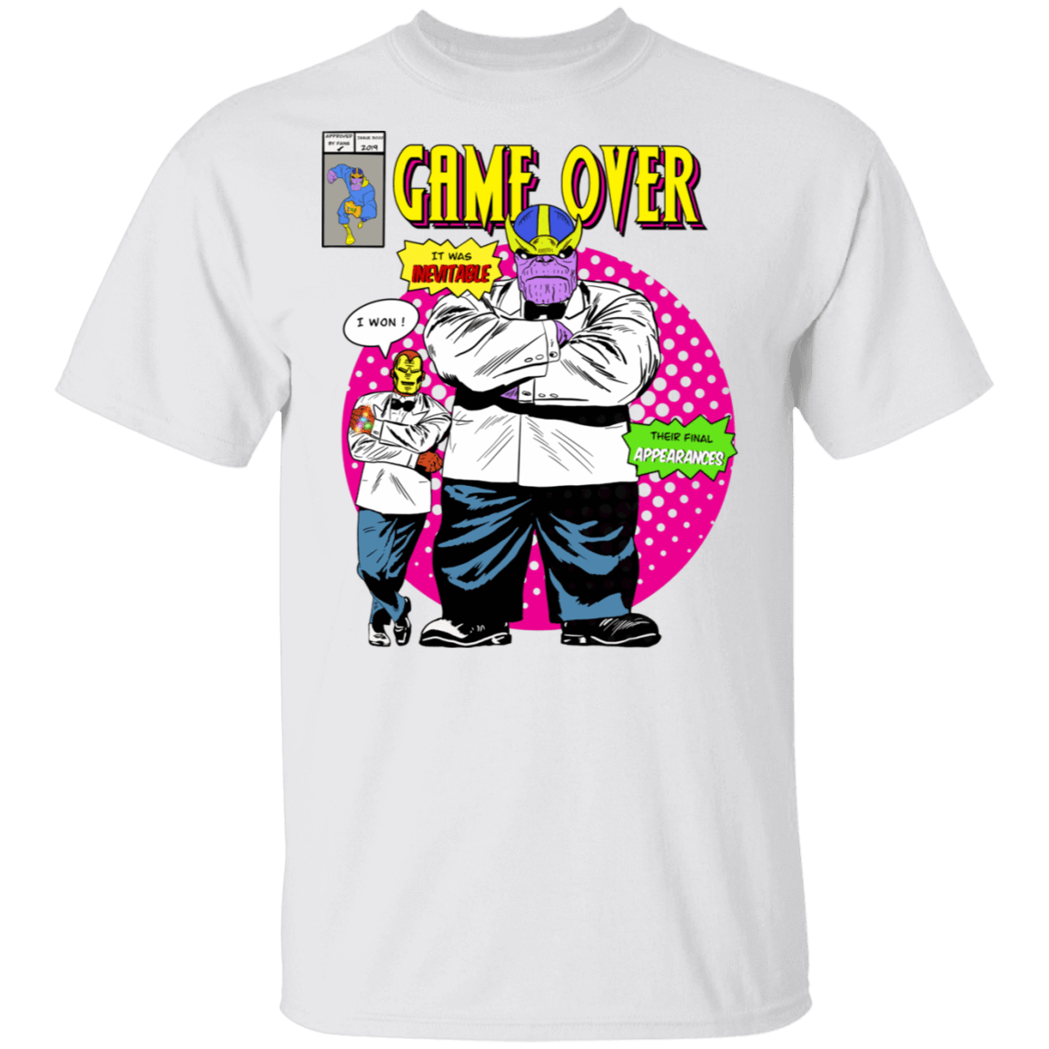 T-Shirts White / S Game Over T-Shirt