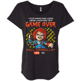 T-Shirts Vintage Black / X-Small Game Over Triblend Dolman Sleeve