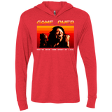 T-Shirts Vintage Red / X-Small Game Over Triblend Long Sleeve Hoodie Tee
