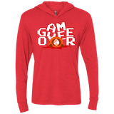 T-Shirts Vintage Red / X-Small Game over Triblend Long Sleeve Hoodie Tee