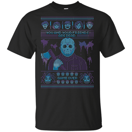 T-Shirts Black / YXS Game Over Ugly Sweater Youth T-Shirt