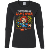 T-Shirts Black / S Game Over Women's Long Sleeve T-Shirt