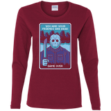 T-Shirts Cardinal / S Game Over Women's Long Sleeve T-Shirt