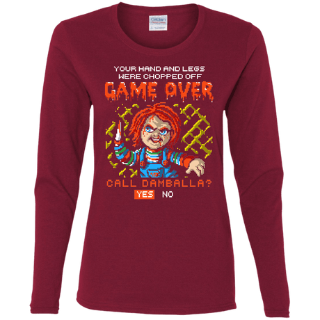 T-Shirts Cardinal / S Game Over Women's Long Sleeve T-Shirt
