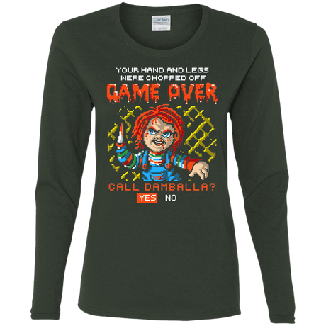 T-Shirts Forest / S Game Over Women's Long Sleeve T-Shirt