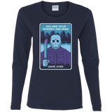 T-Shirts Navy / S Game Over Women's Long Sleeve T-Shirt