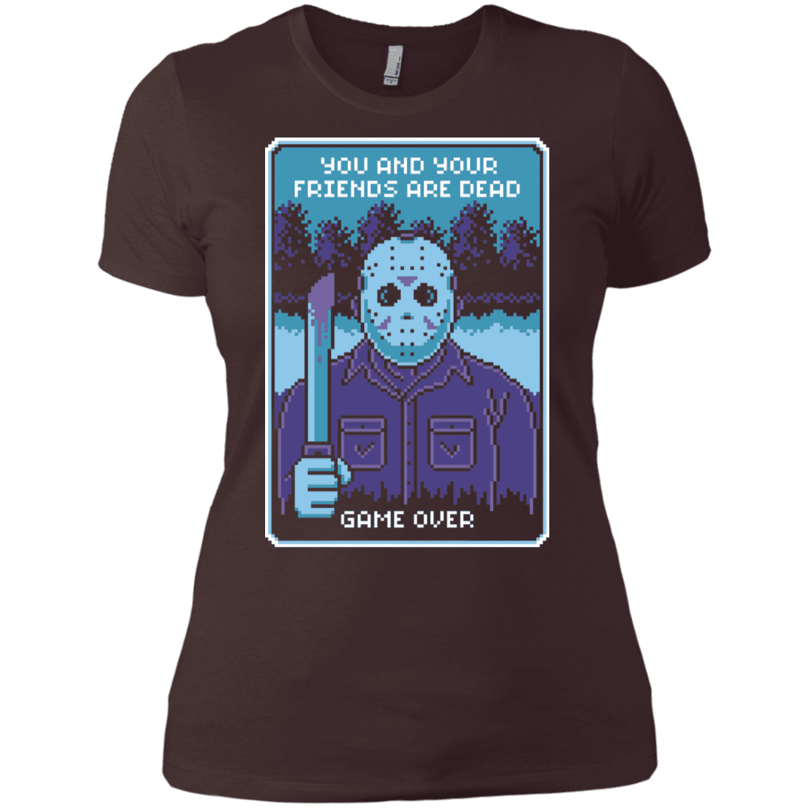 T-Shirts Dark Chocolate / X-Small Game Over Women's Premium T-Shirt