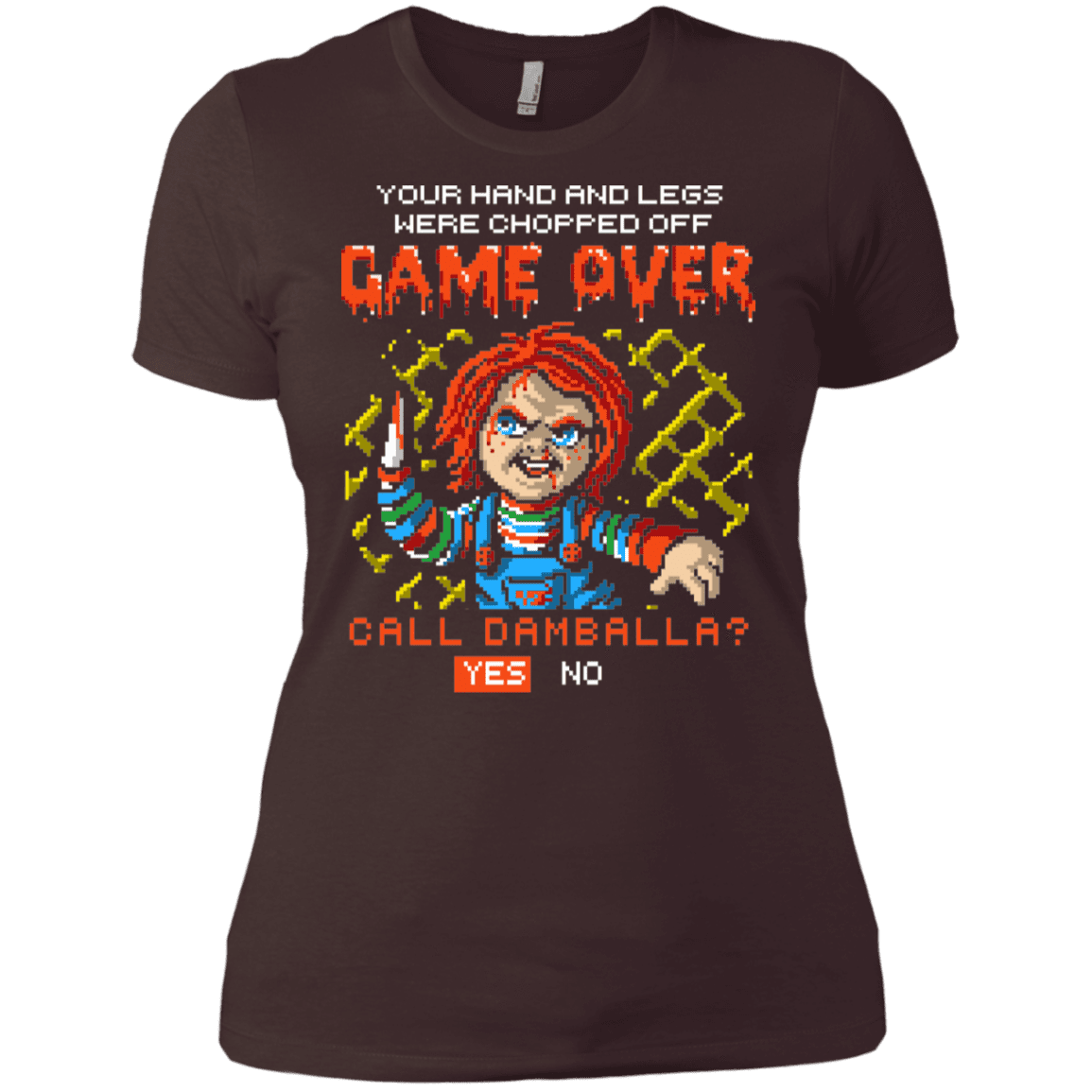 T-Shirts Dark Chocolate / X-Small Game Over Women's Premium T-Shirt