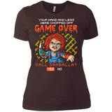 T-Shirts Dark Chocolate / X-Small Game Over Women's Premium T-Shirt