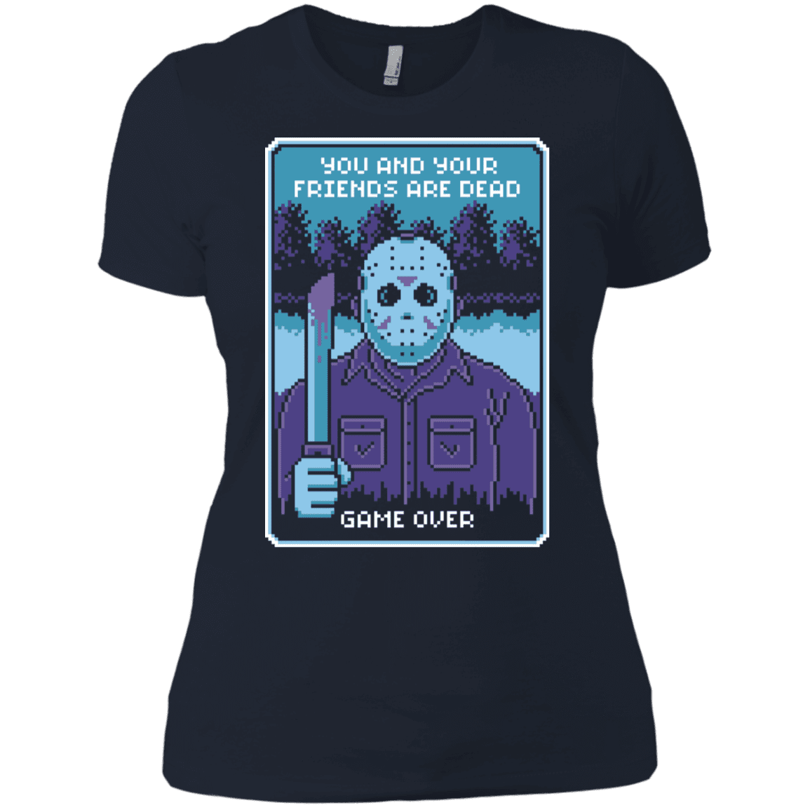 T-Shirts Midnight Navy / X-Small Game Over Women's Premium T-Shirt