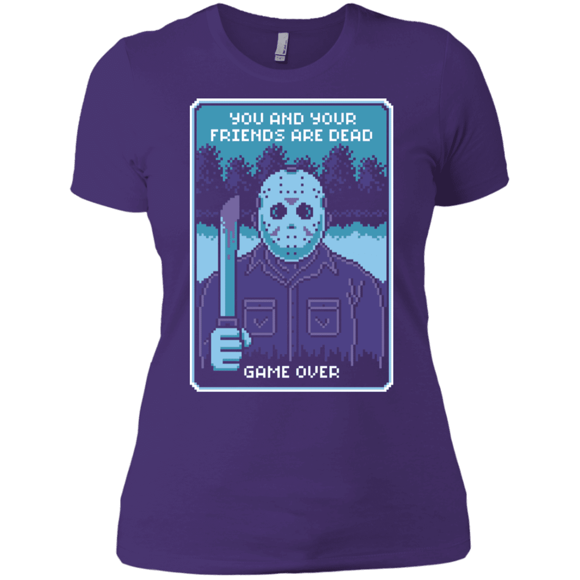 T-Shirts Purple Rush/ / X-Small Game Over Women's Premium T-Shirt